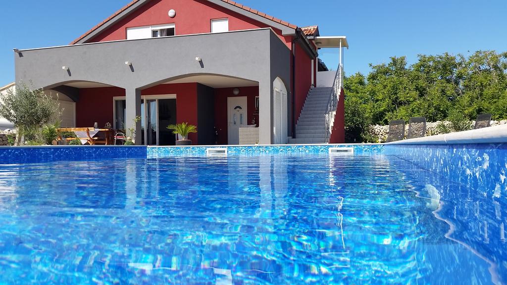 House With Swimming Pool Blue Diamond Apartman Povljana Kültér fotó