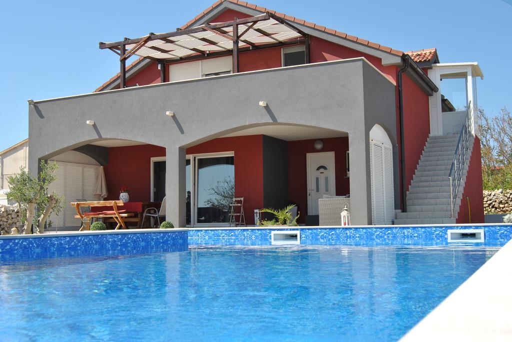 House With Swimming Pool Blue Diamond Apartman Povljana Kültér fotó